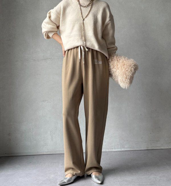  「【WEB限定】ワイドシルエットクルーネックプルオーバー」|ニット・セーター|