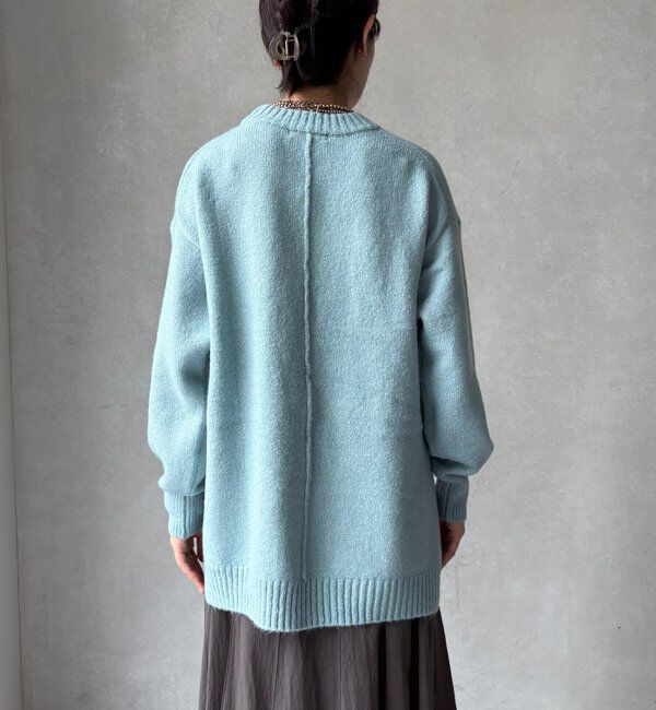  「【WEB限定】ワイドシルエットクルーネックプルオーバー」|ニット・セーター|