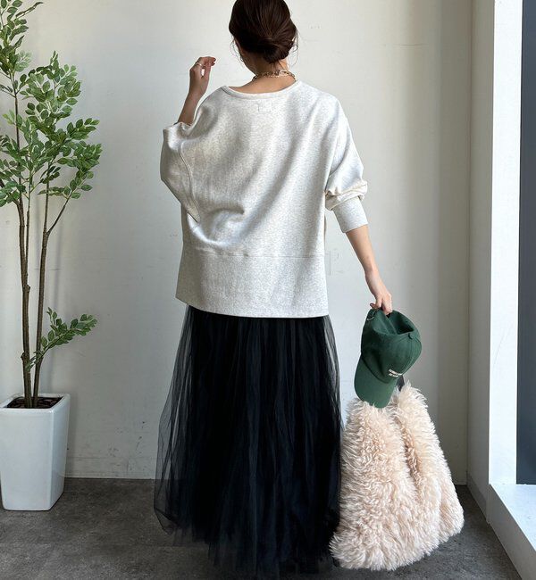  「【WEB限定】サイドスリットロゴスウェット」|Tシャツ・カットソー|