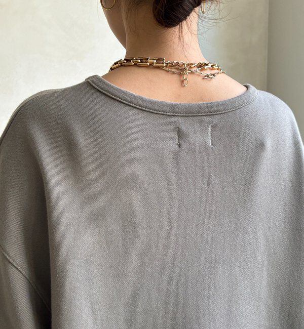  「【WEB限定】サイドスリットロゴスウェット」|Tシャツ・カットソー|