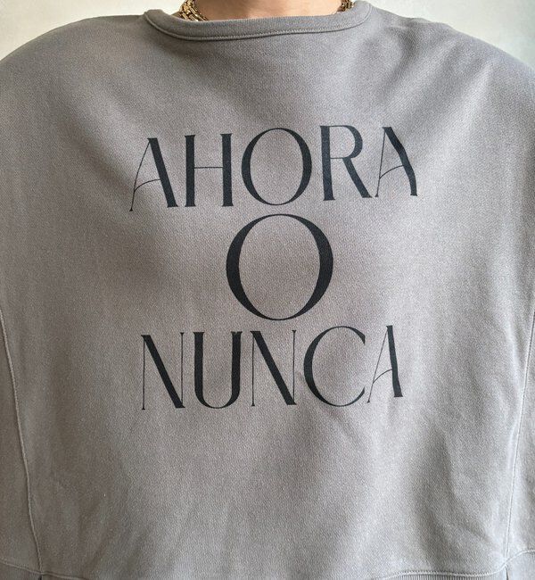  「【WEB限定】サイドスリットロゴスウェット」|Tシャツ・カットソー|