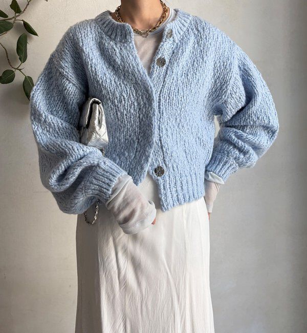  「ローゲージニットカーディガン」|カーディガン|