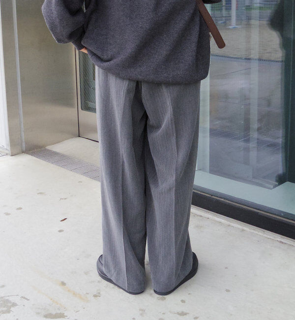  「【WHIMSIC/2サイズ展開】ルーズフィットイージースラックス」|チノ|