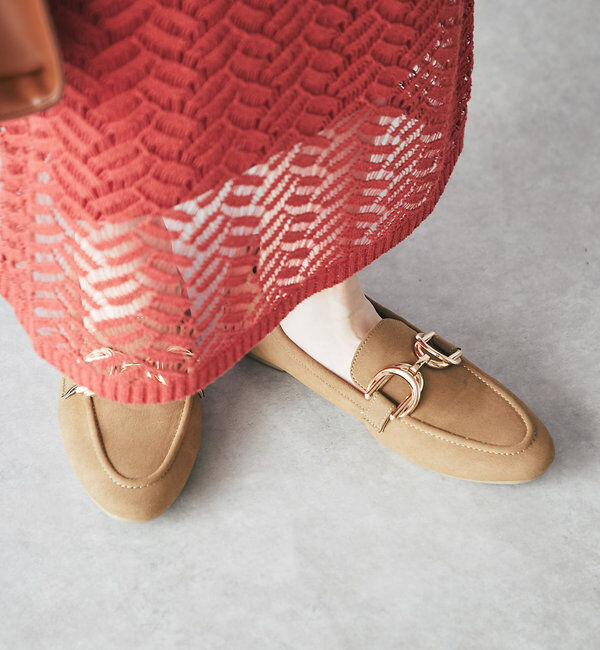  「【EVOL(イーボル)】デザインビットローファー」|その他|