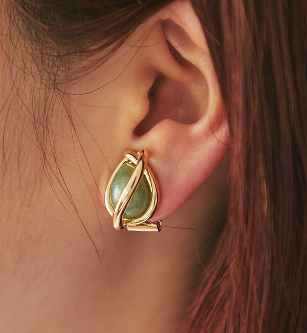  「【GOLDY(ゴールディ)】レイヤードラインイヤリング」|ブローチ・コサージュ|