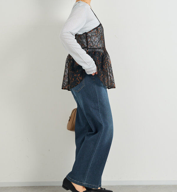  「《ヘルシーな透け感》ラメシアーロンT」|Tシャツ・カットソー|