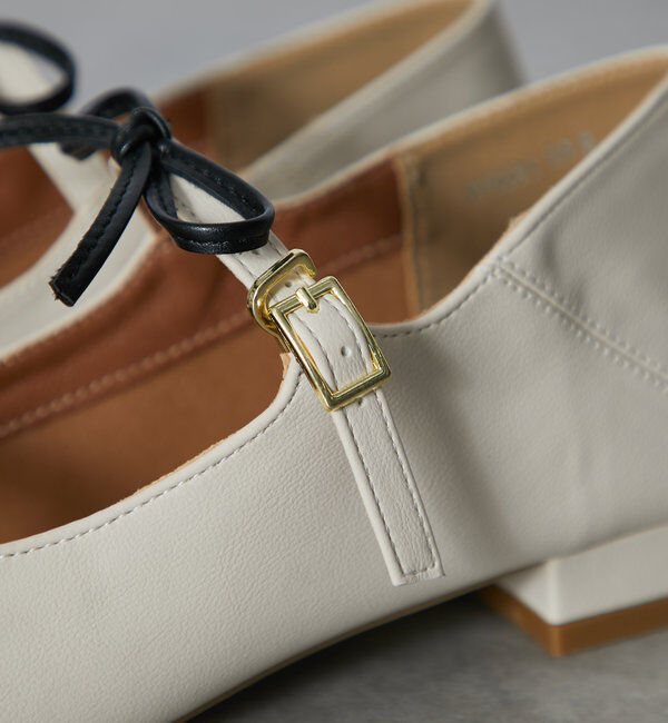  「【EVOL(イーボル)】リボンパンプス」|その他|