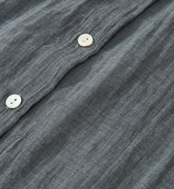  「《1枚着にも・羽織にも◎》ガーゼタッチシアーシャツ」|シャツ・ブラウス|