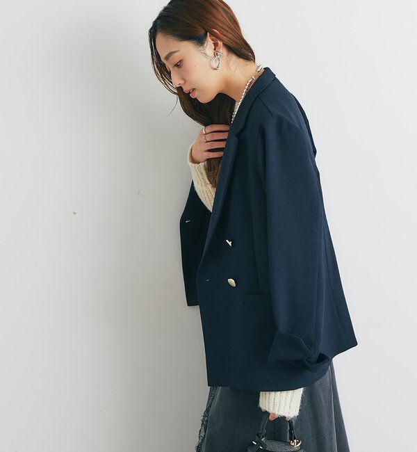  「《きちんと感◎》金釦カルゼジャケット」|その他|