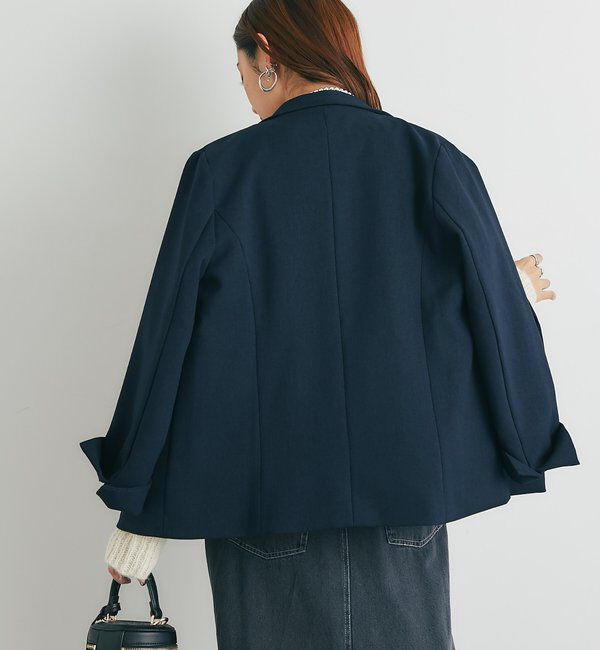  「《きちんと感◎》金釦カルゼジャケット」|その他|