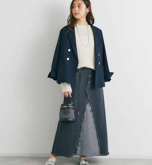  「《きちんと感◎》金釦カルゼジャケット」|その他|
