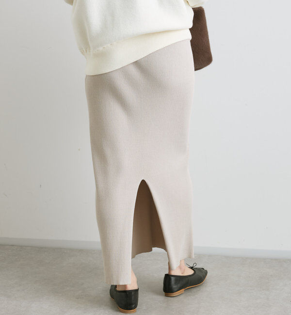  「予約【新色追加/マイナス3kg/レビュー高評価☆】リブタイトスカート」|スカート|