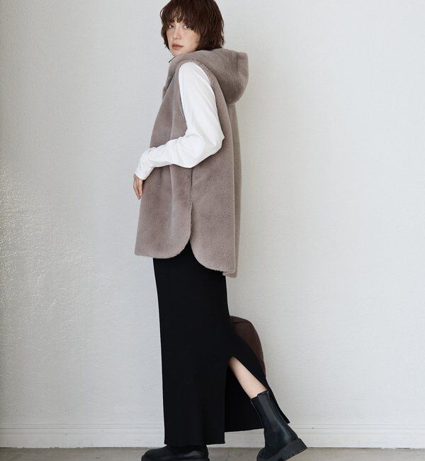  「予約【新色追加/マイナス3kg/レビュー高評価☆】リブタイトスカート」|スカート|