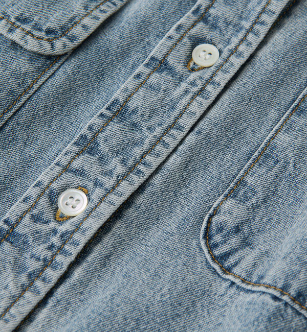  「【ベストセラー】【MONN.:.(モン)】ビッグデニムシャツ」|シャツ・ブラウス|