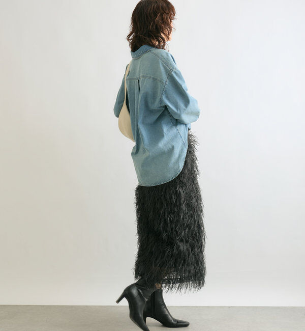  「【MONN.:.(モン)】デニムプルオーバー」|シャツ・ブラウス|