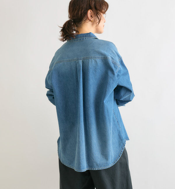  「【MONN.:.(モン)】デニムプルオーバー」|シャツ・ブラウス|