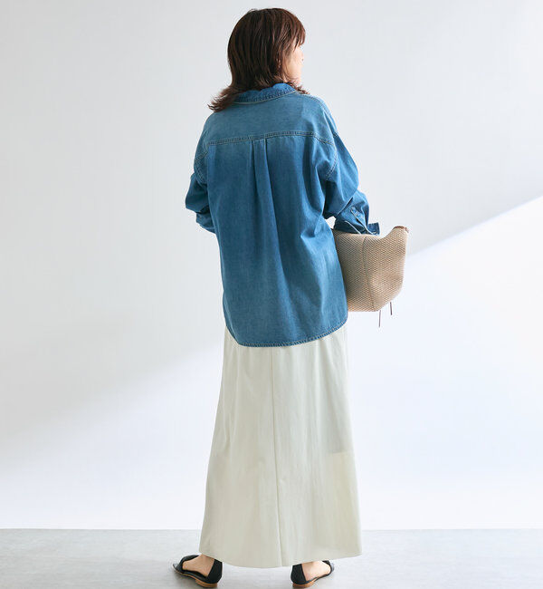  「【MONN.:.(モン)】デニムプルオーバー」|シャツ・ブラウス|