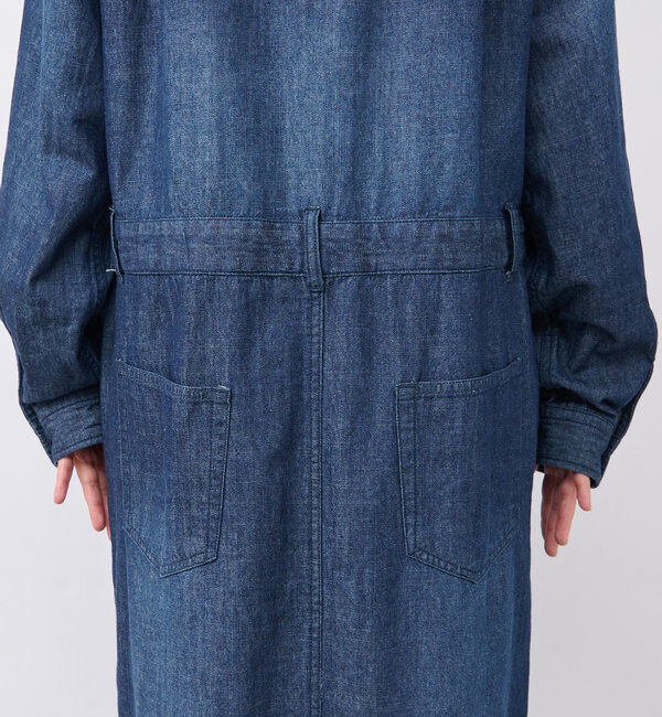  「【MONN&times;Yoshiiiiii】デニムシャツワンピース」|ワンピース|