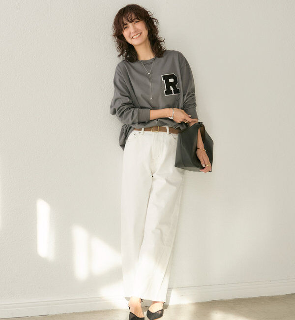  「【MONN.:.(モン)】neat wide DENIM」|デニム|