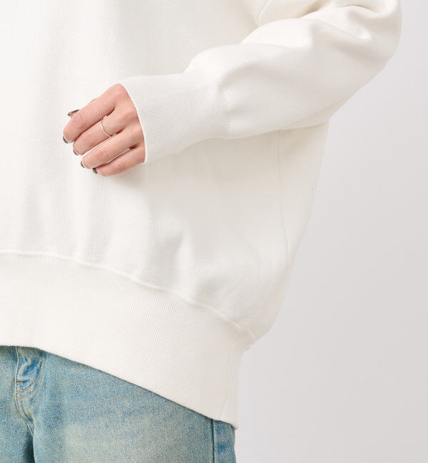 「【セットアップ対応】コットンスムースラウンドヘムニット」|ニット・セーター|