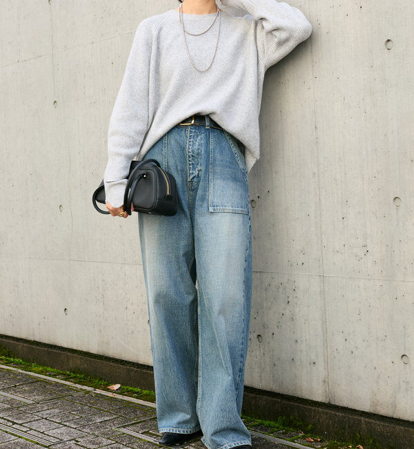  「【インフルエンサーコラボカラー登場！】アームウォーマーニット」|ニット・セーター|