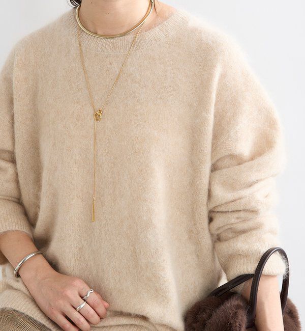  「【R.good（アールドットグッド）】ノットポイントラリエット」|リング|ゴールド