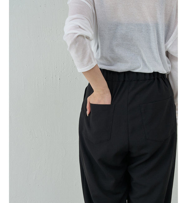  「【-3kg見えパンツ】【リニューアル！】ジャージーテーパードパンツ」|チノ|