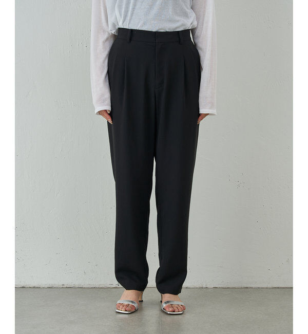  「【-3kg見えパンツ】【リニューアル！】ジャージーテーパードパンツ」|チノ|