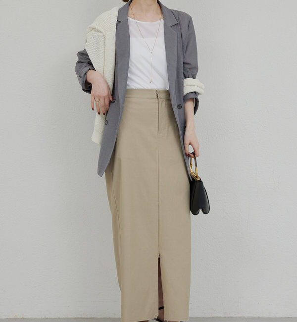  「【CHIKAコラボアイテム】ZIPタイトスカート」|スカート|