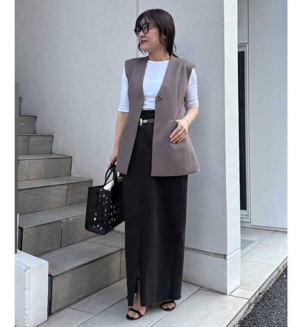  「【CHIKAコラボアイテム】ZIPタイトスカート」|スカート|