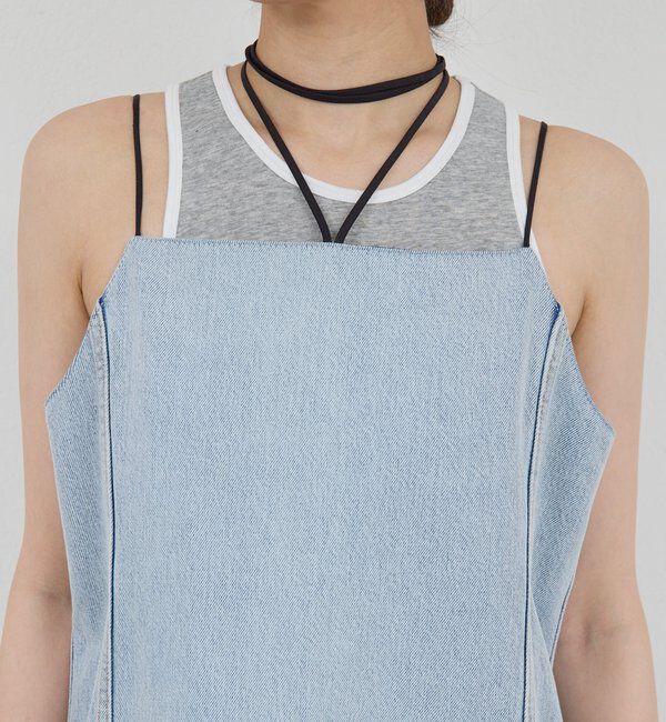  「【PEAS】リメイクデニムドレス」|ワンピース|