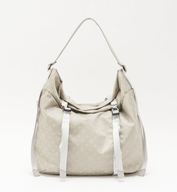  「ナイロンジャガードメタルバックルショルダーバッグ L」|ショルダー・メッセンジャー|