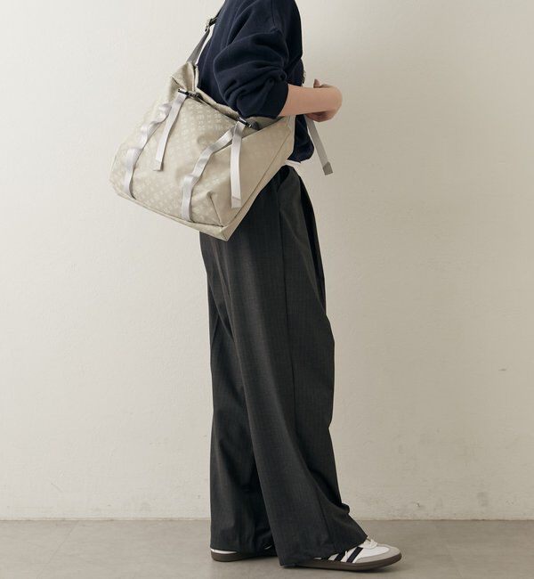  「ナイロンジャガードメタルバックルショルダーバッグ L」|ショルダー・メッセンジャー|