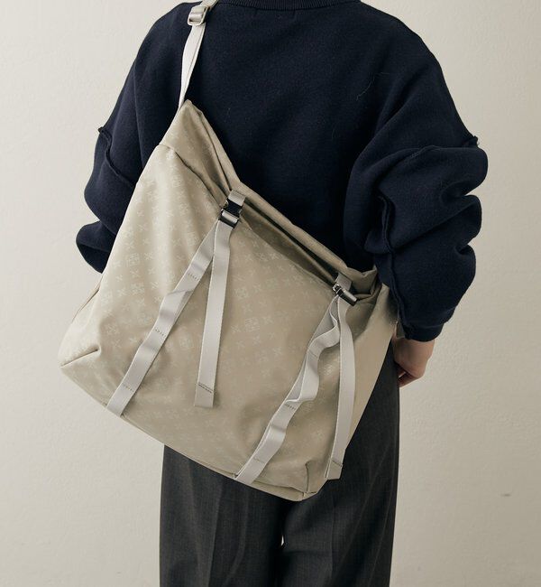  「ナイロンジャガードメタルバックルショルダーバッグ L」|ショルダー・メッセンジャー|