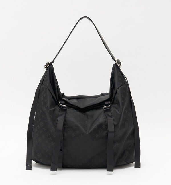  「ナイロンジャガードメタルバックルショルダーバッグ L」|ショルダー・メッセンジャー|