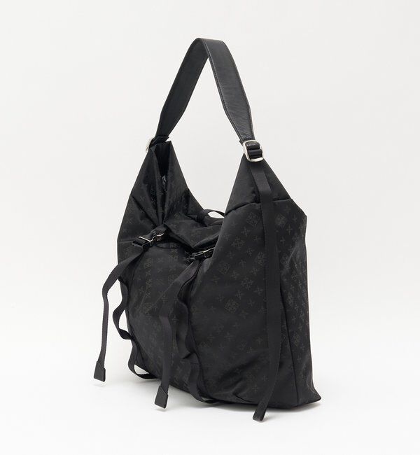  「ナイロンジャガードメタルバックルショルダーバッグ L」|ショルダー・メッセンジャー|