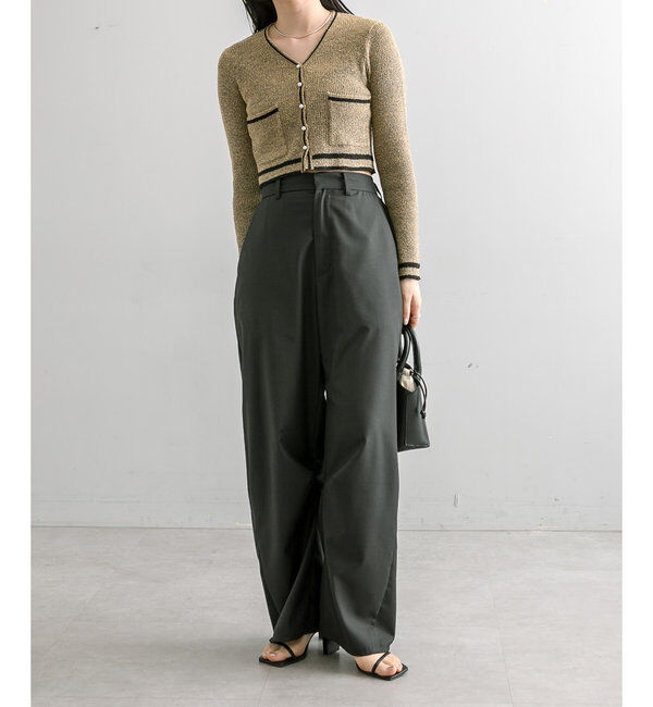  「【３サイズ/6色展開】カーブスラックス」|チノ|