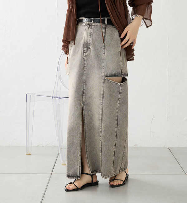  「カットアウトスカート」|スカート|