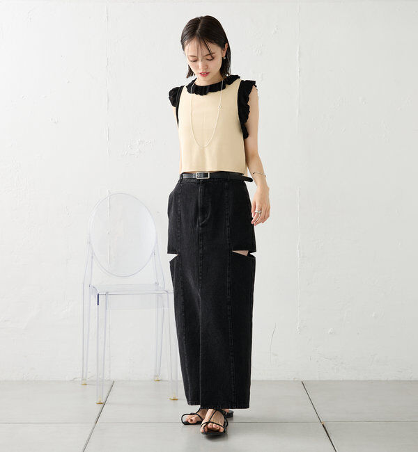  「カットアウトスカート」|スカート|