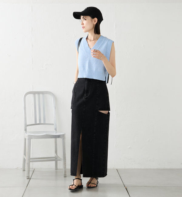  「カットアウトスカート」|スカート|