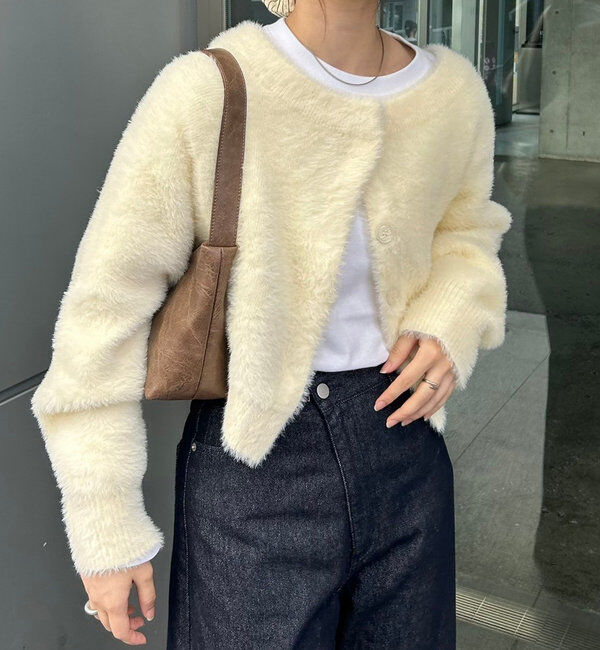  「ミンクライクカーディガン」|カーディガン|