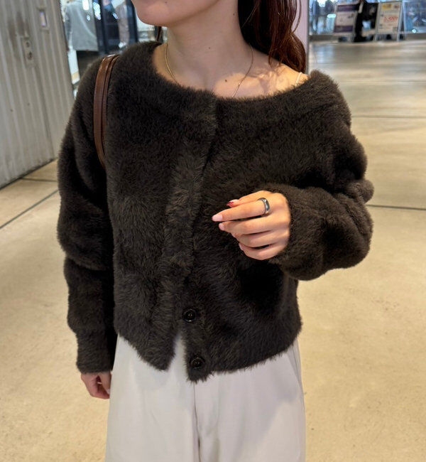  「ミンクライクカーディガン」|カーディガン|