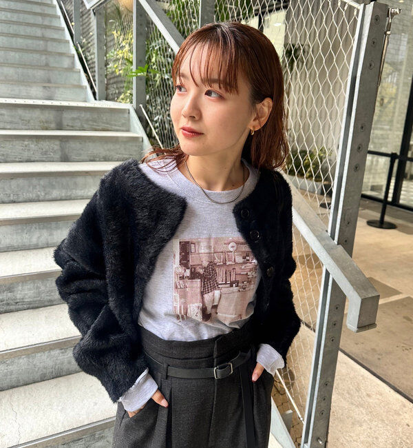  「ミンクライクカーディガン」|カーディガン|