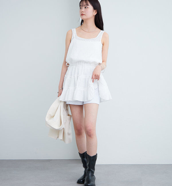  「ティアードキャミチュニック」|シャツ・ブラウス|