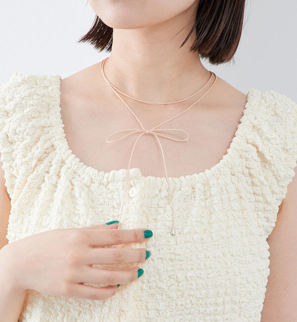  「[Eau]リボンチョーカー」|ネックレス|