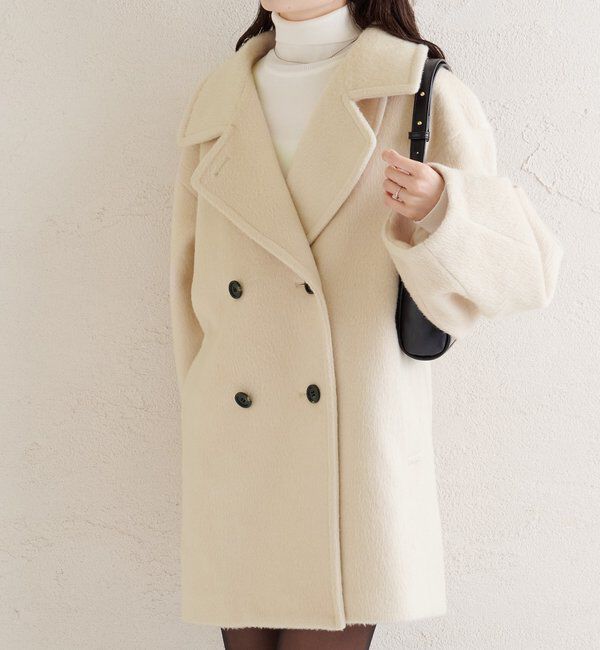  「ウール混 シャギーミドルコート」|その他|