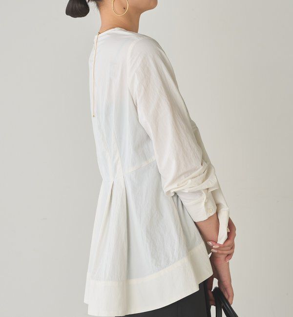  「Aラインペプラムブラウス」|シャツ・ブラウス|