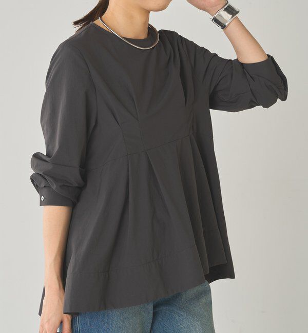  「Aラインペプラムブラウス」|シャツ・ブラウス|