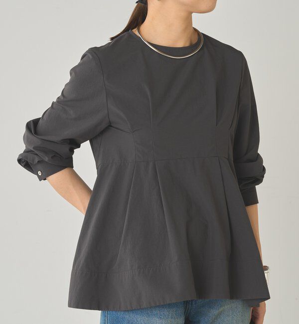  「Aラインペプラムブラウス」|シャツ・ブラウス|