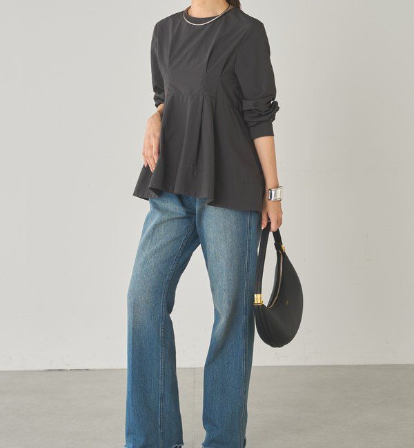  「Aラインペプラムブラウス」|シャツ・ブラウス|